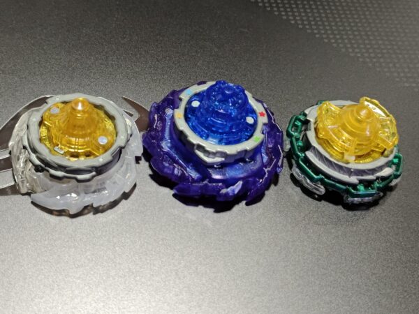 Beyblade Mini Lot #1 Bottom View by World Hobby Shop