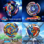 4 generations of beyblade