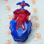 Full Custom Beylauncher LR Red/Blue - Comes with Power Gear, Long String/Core and Bearing Spin Units